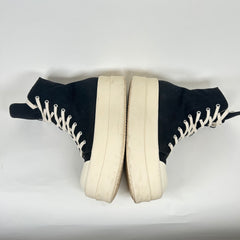 Rick Owens Drkshdw Black/MIlk Mega Bumper Ramones Size 44.5