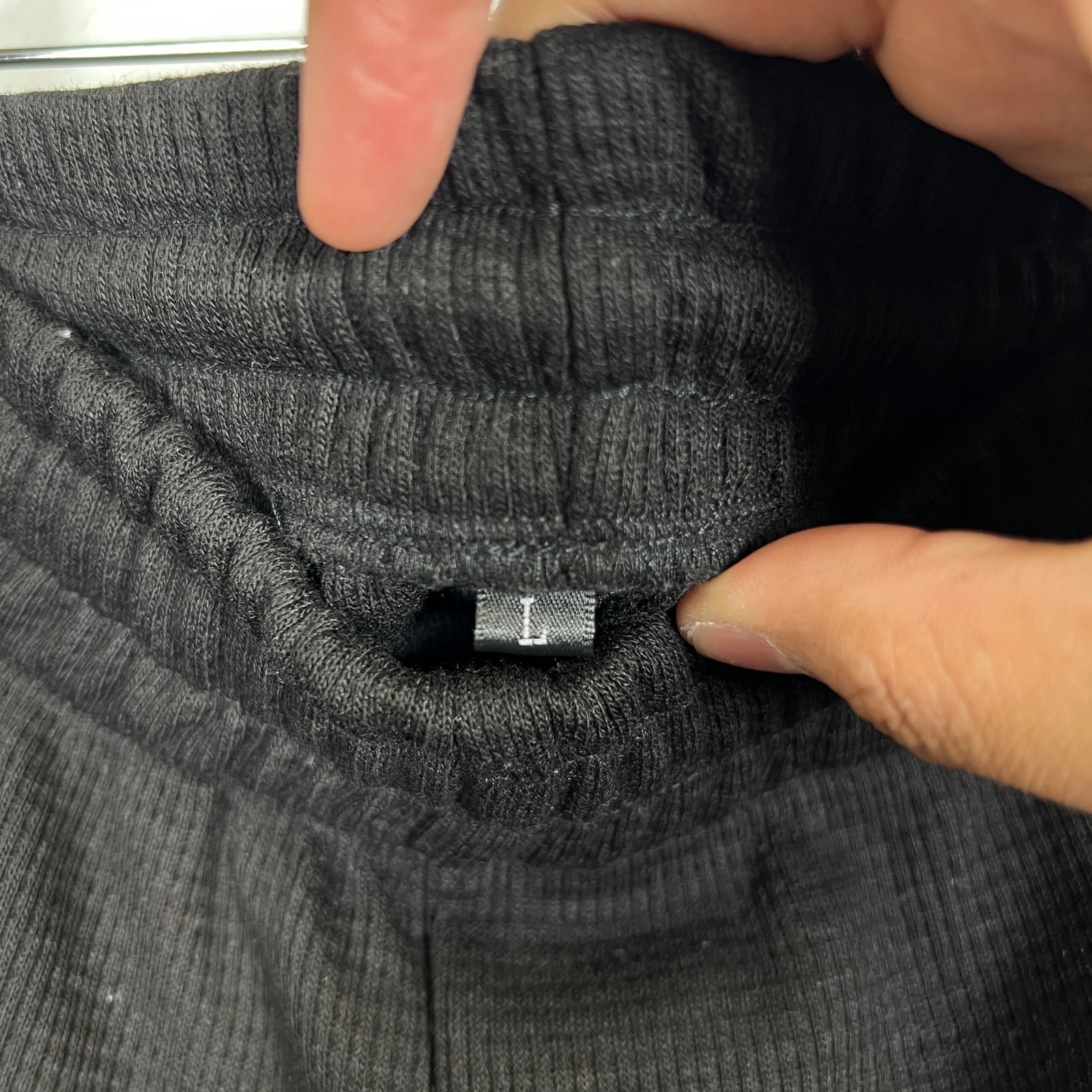 Raspberry Hills Black RR Logo Sweatpants Size L