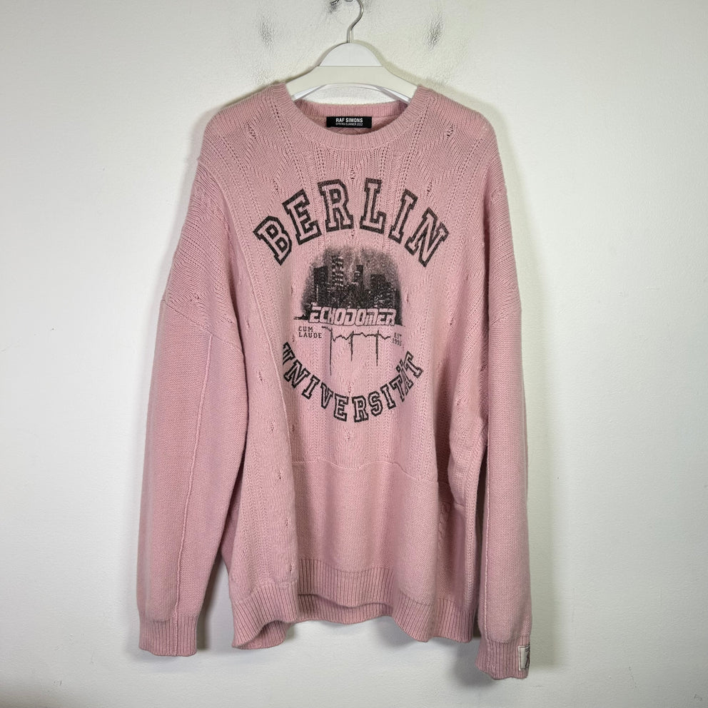Raf Simons Berlin Univesity Merino Wool Sweater