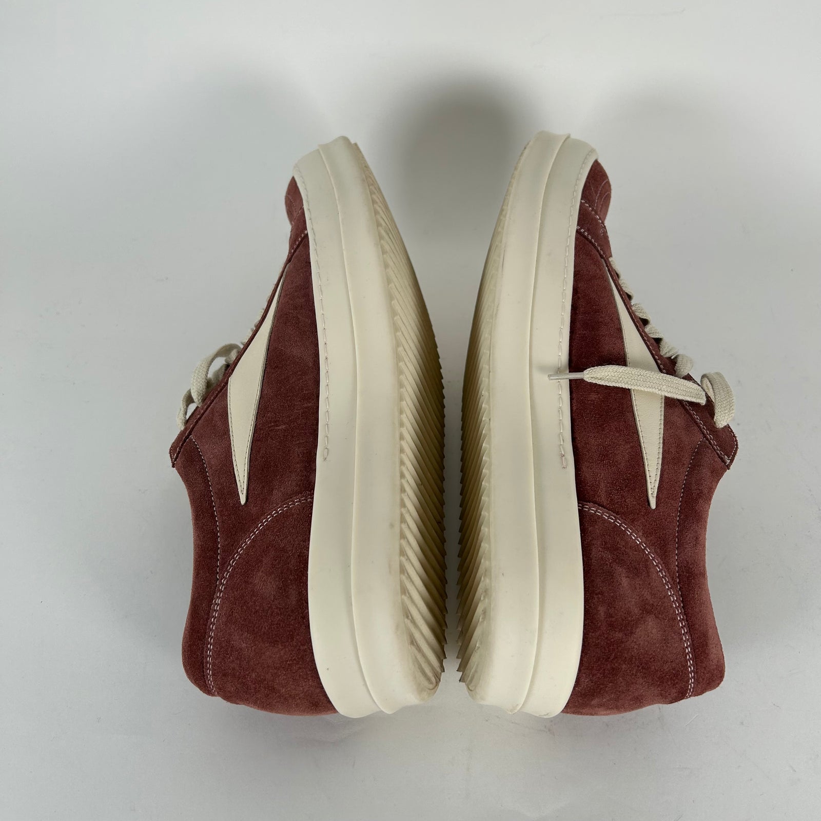 Rick Owens Dusty Pink Suede Vintage Sneaker Vans Size 45