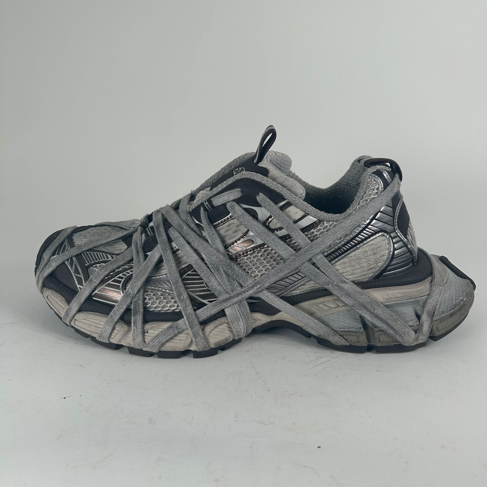 Balenciaga Grey 3XL Extreme Laces Sneaker Size 44