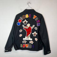 Saint Michael x Denim Tears Black 'Choose Your Savior' Work Jacket Size M