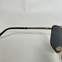 Versace Black/Gold Medusa Aviator Sunglasses