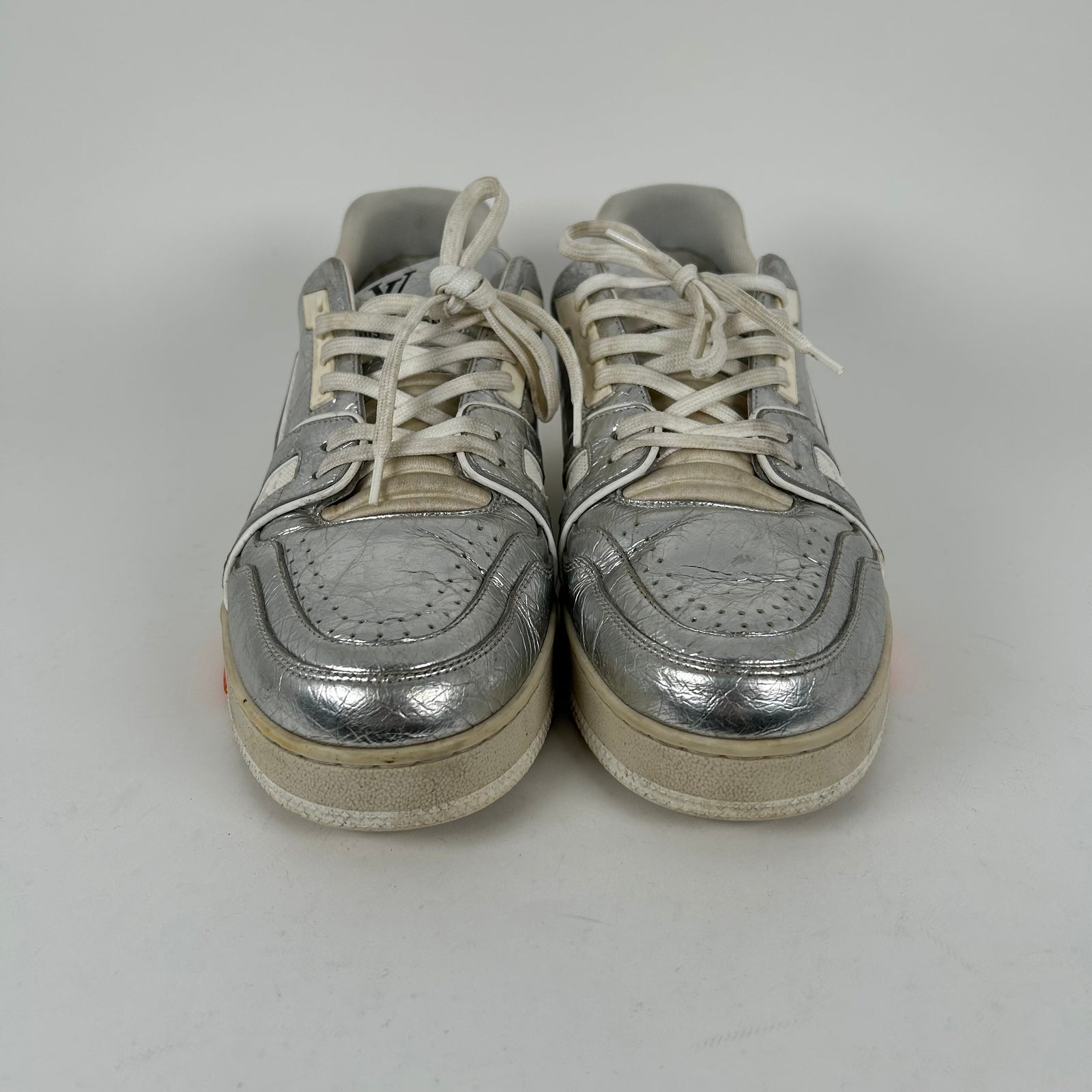 Louis Vuitton Metallic Foil Trainer Size LV9