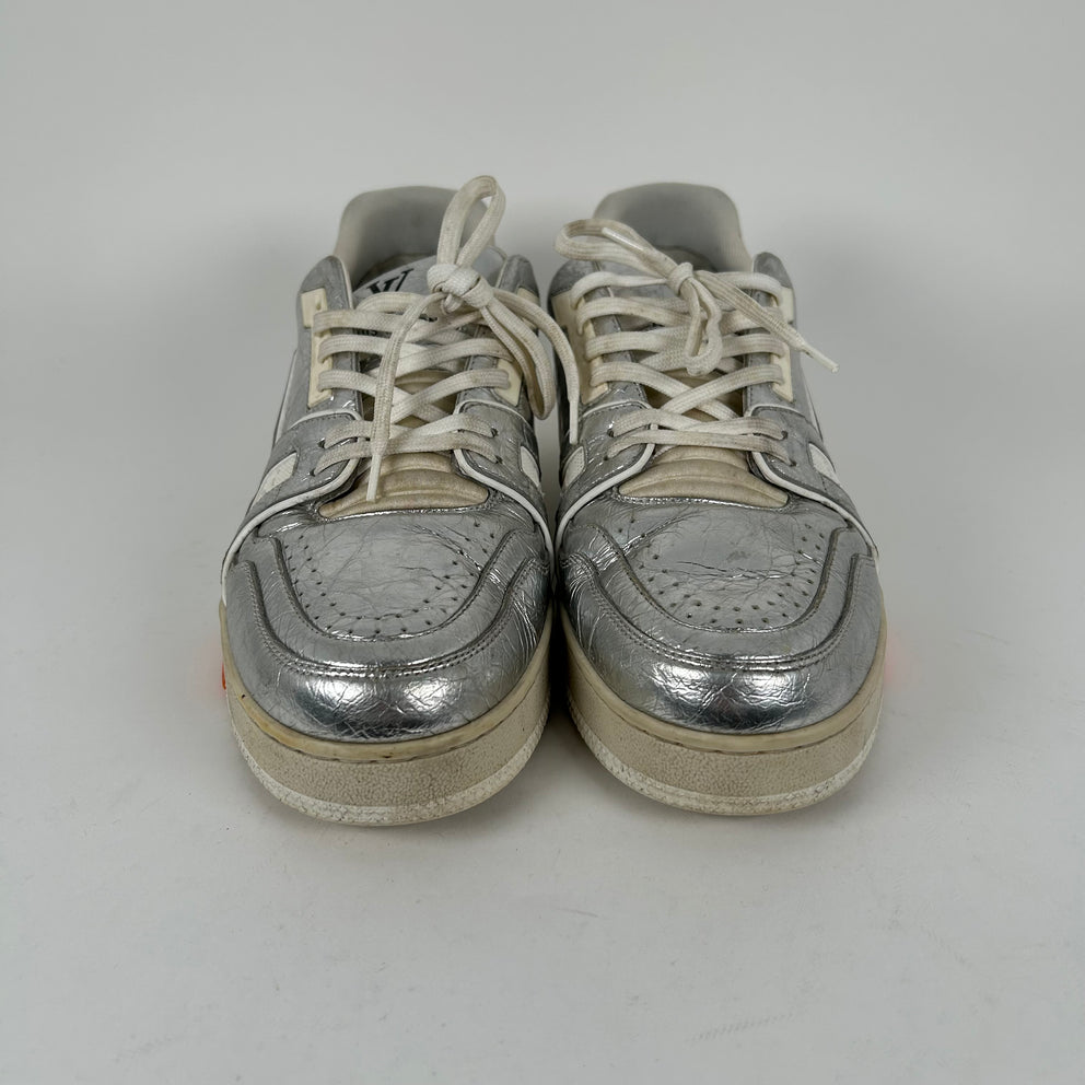 Louis Vuitton Metallic Foil Trainer Size LV9