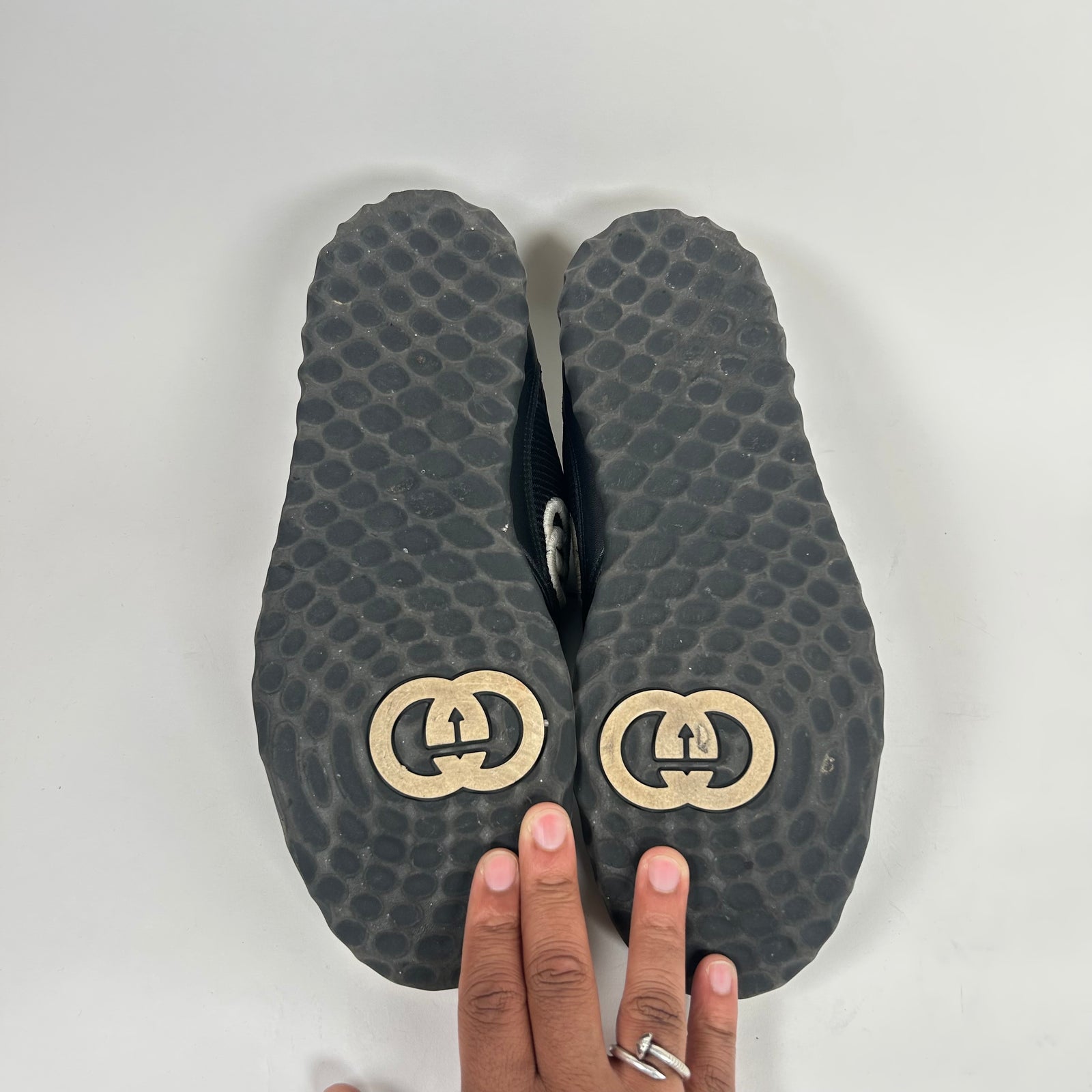 Gucci Black/White Mac 80 Sneaker Size GG 7