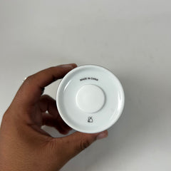 Balenciaga Black Logo Porcelain Coffee Cup