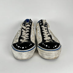 Vans White/Black OTW Skool 36 Studded Low-Tops Size 10.5
