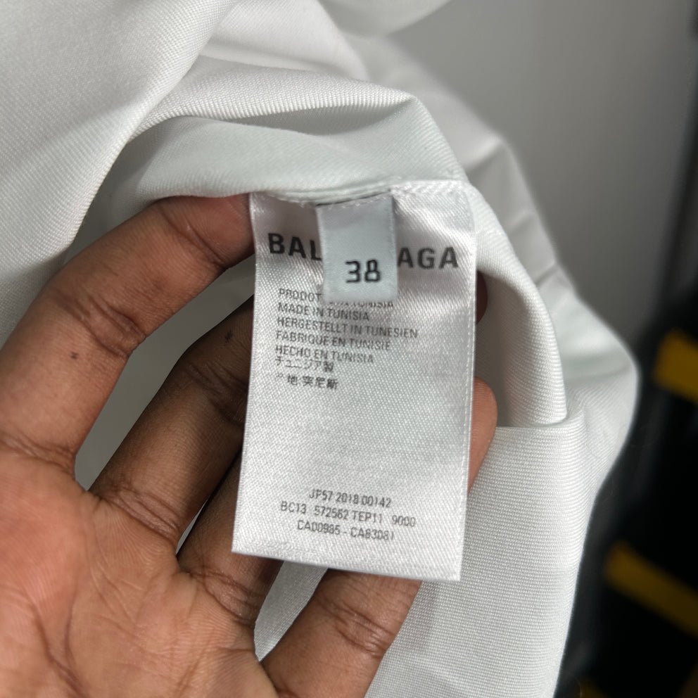 Balenciaga Gym Pulled Shirt Size 38