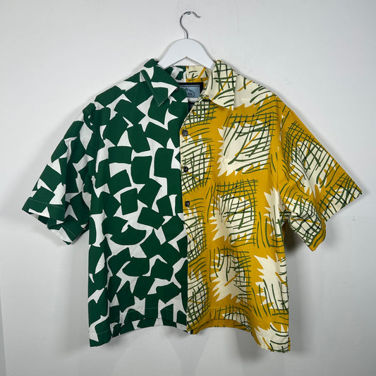 Prada Green/Yellow Half Match Size XL