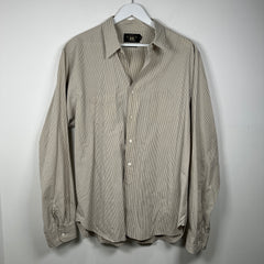 RRL Striped Button Up Shirt Size XXL