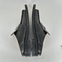 Martine Rose Python Logo Open Loafers Size 11
