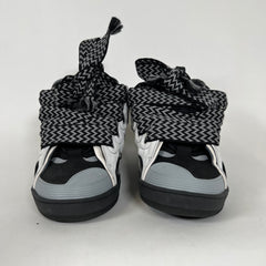 Lanvin Grey/Black Curb Sneakers Size 44