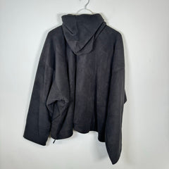 YZY x Gap Black Polar Fleece Padded Hoodie Size S