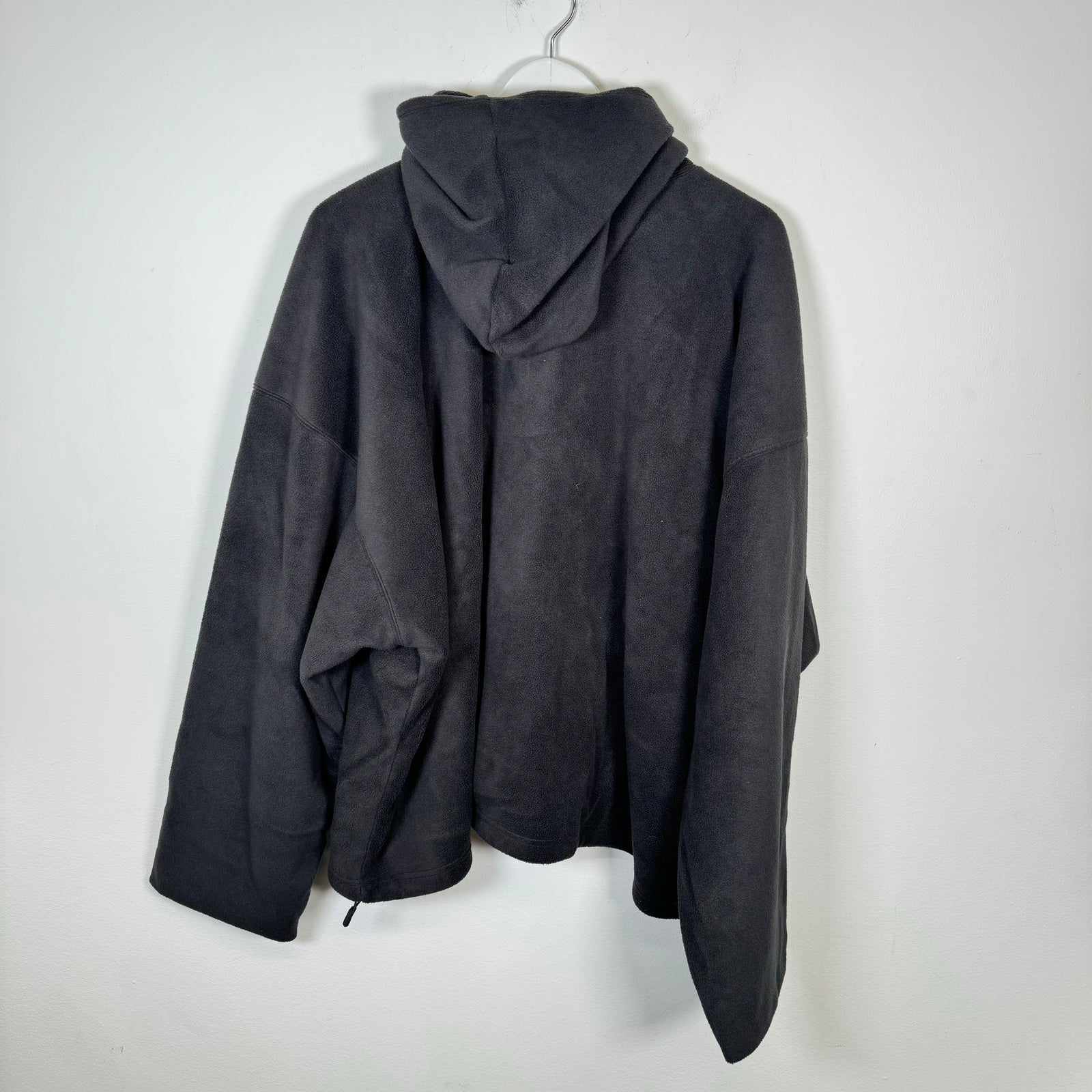 YZY x Gap Black Polar Fleece Padded Hoodie Size S