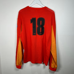Aime Leon Dore Orange Mesh Moto Longsleeve Size XL