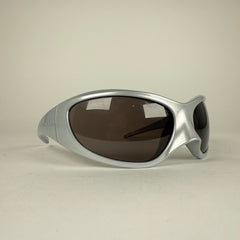 Balenciaga Silver Cat Skin Sunglasses