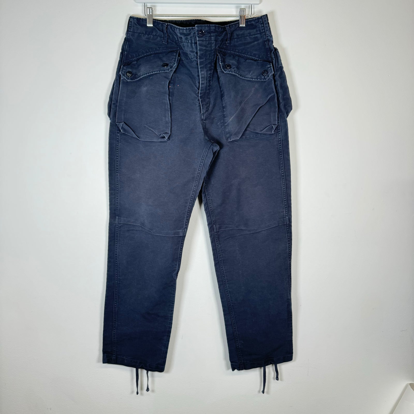 Engineered Garments Navy Cargo Pants Size 34