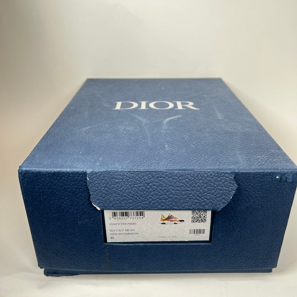 Dior B22 Brown/Khaki Sneaker Size 45