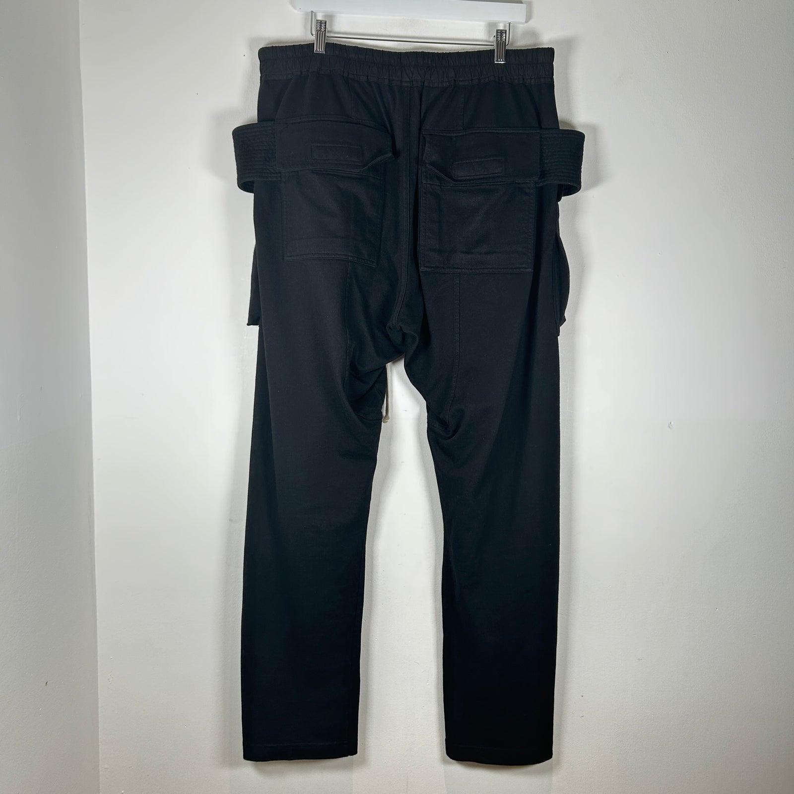 Rick Owens DRKSHDW Creatch Cargo Black Sweats Size XXL