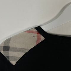 Burberry Panel Knit Check Sweater Size S