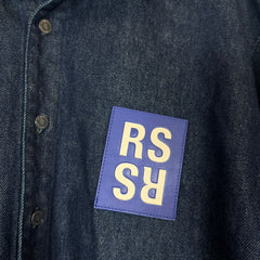 Raf Simons Dark Navy Denim Overshirt Size L