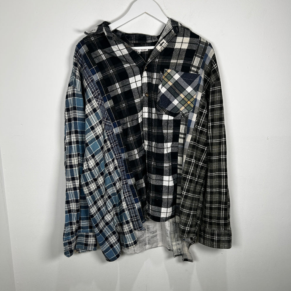 Needles Blue Rebuild Flannel Size XL