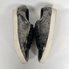 Saint Laurent Metallic Black SL/06 Stars Low Top Sneaker Size 42