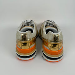 Louis Vuitton Gold Mesh Trail Low Top Sneaker Size LV10.5