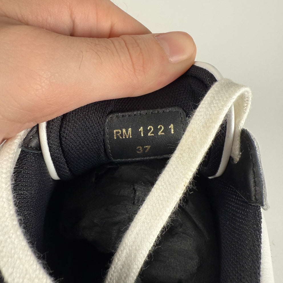 Celine White & Black Platform Sneakers Size 37