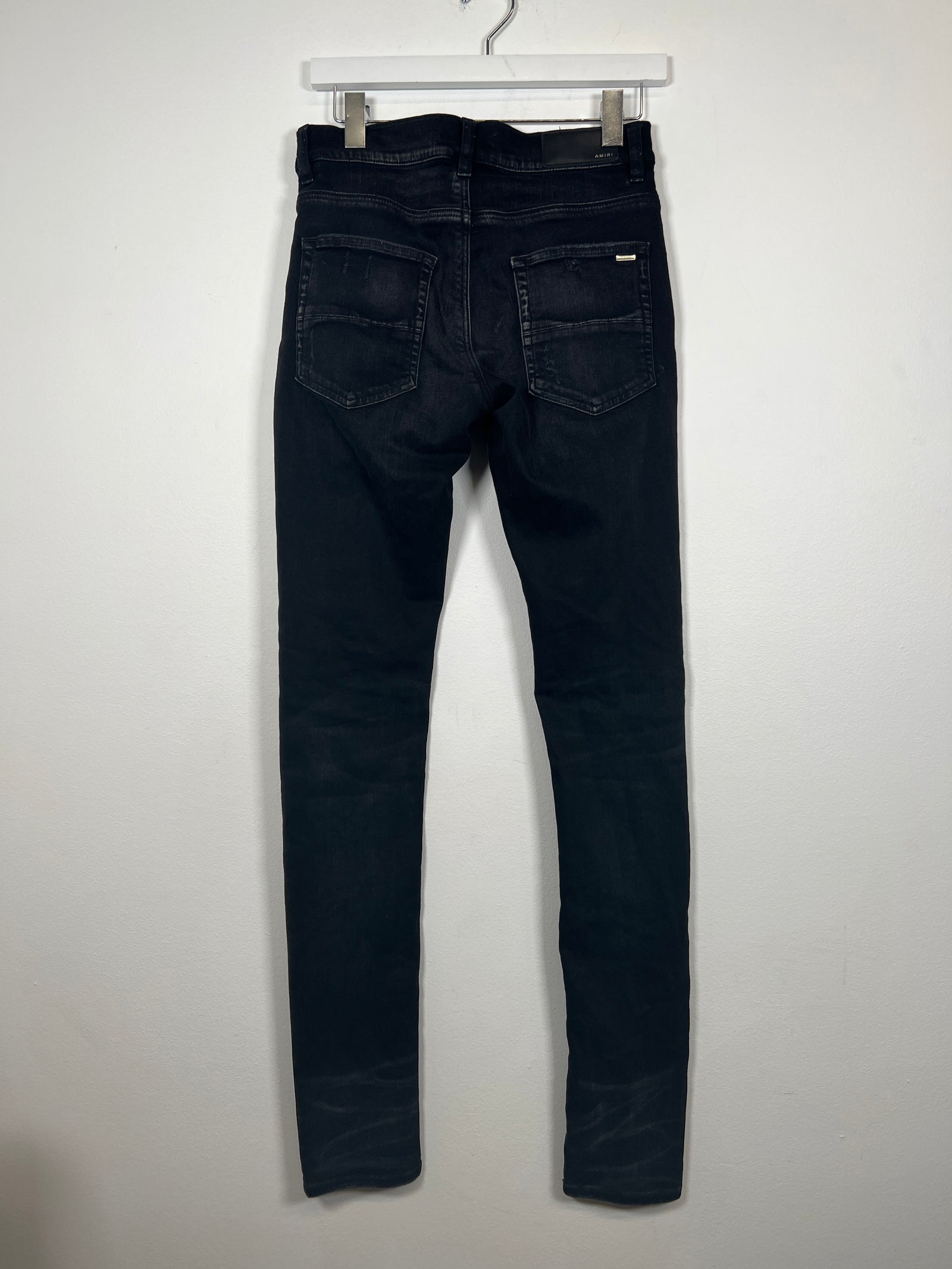 Amiri Black MX1 Camo Leather Size 29