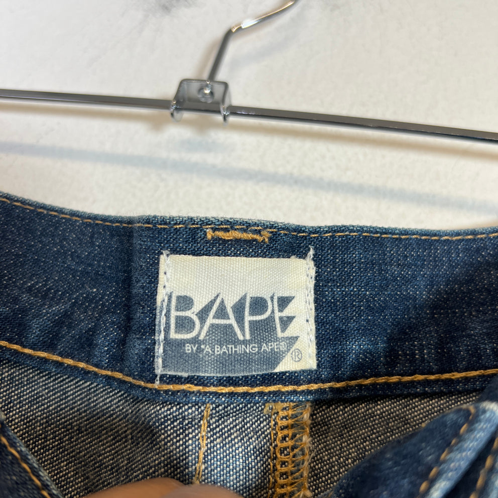 A Bathing Ape 'Twin Sta' Loose Fit Jeans Size 36