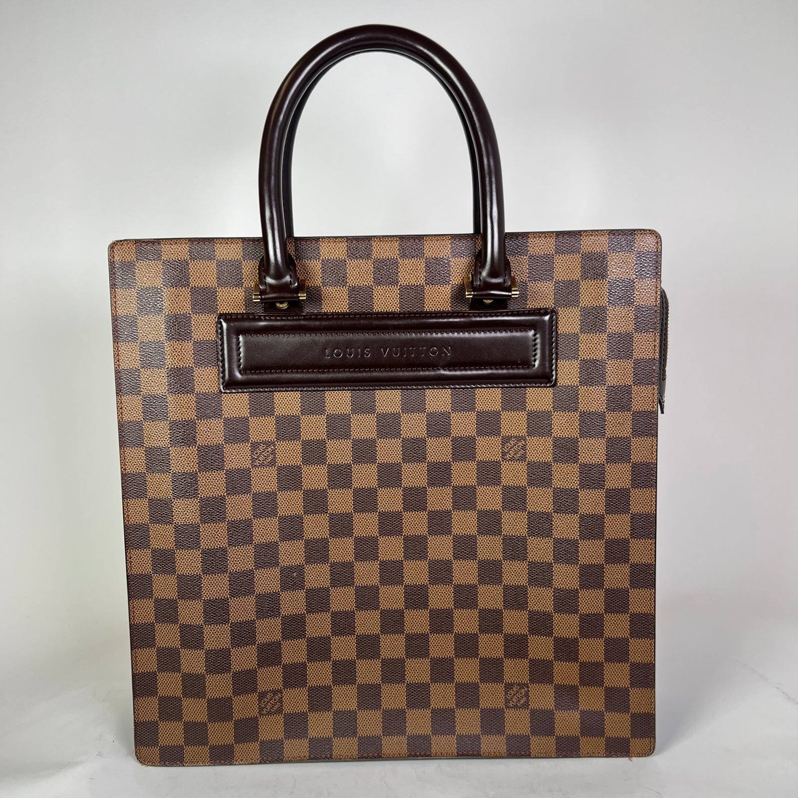 Louis Vuitton Ebene Damier Venice Sac De Plat Canvas Bag