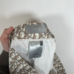 Dior Tan Oblique Silk Shorts Size 48