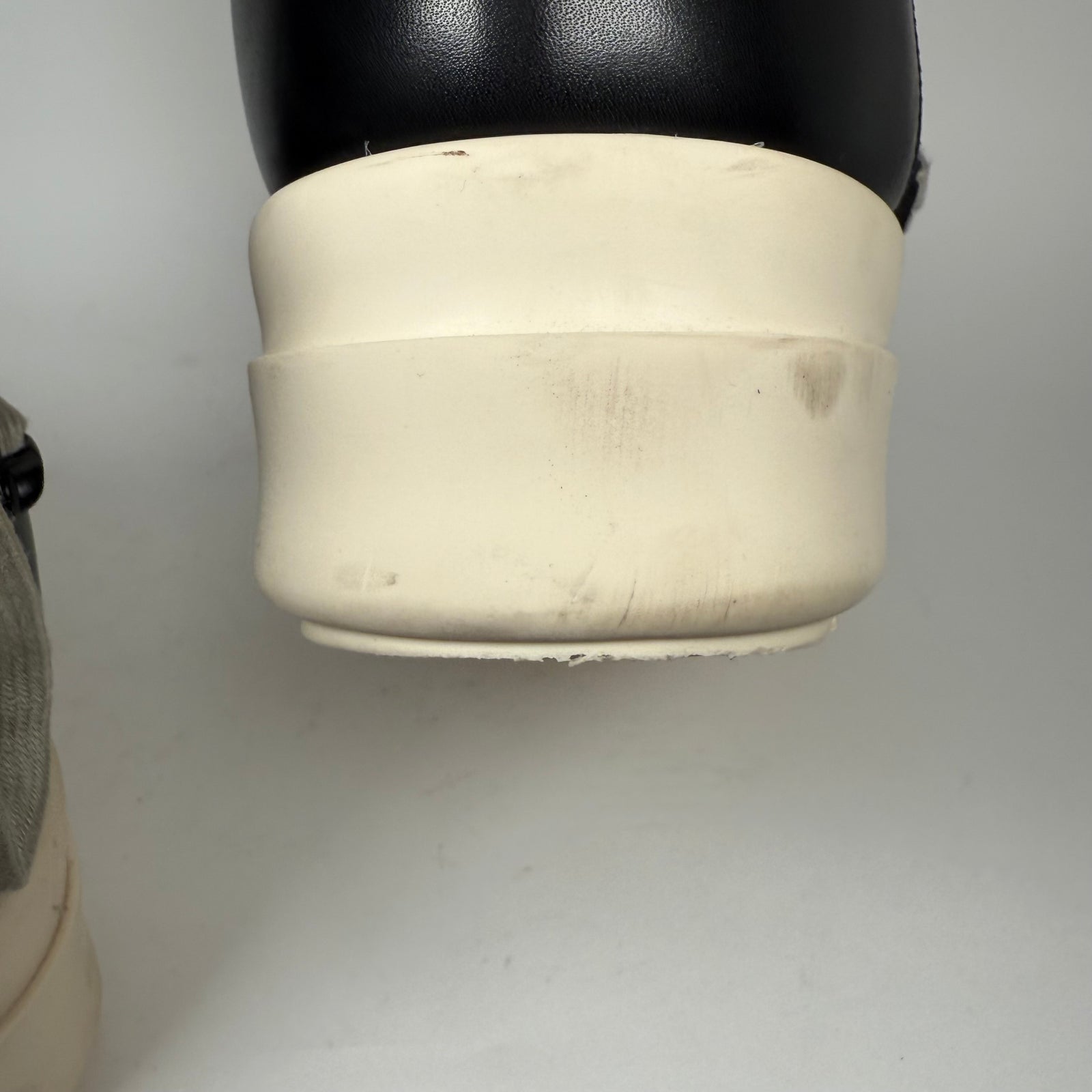 Rick Owens x Moncler Big Rock Megalace Black Boots Size 42