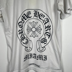 Chrome Hearts Horseshoe Miami T-Shirt Size L