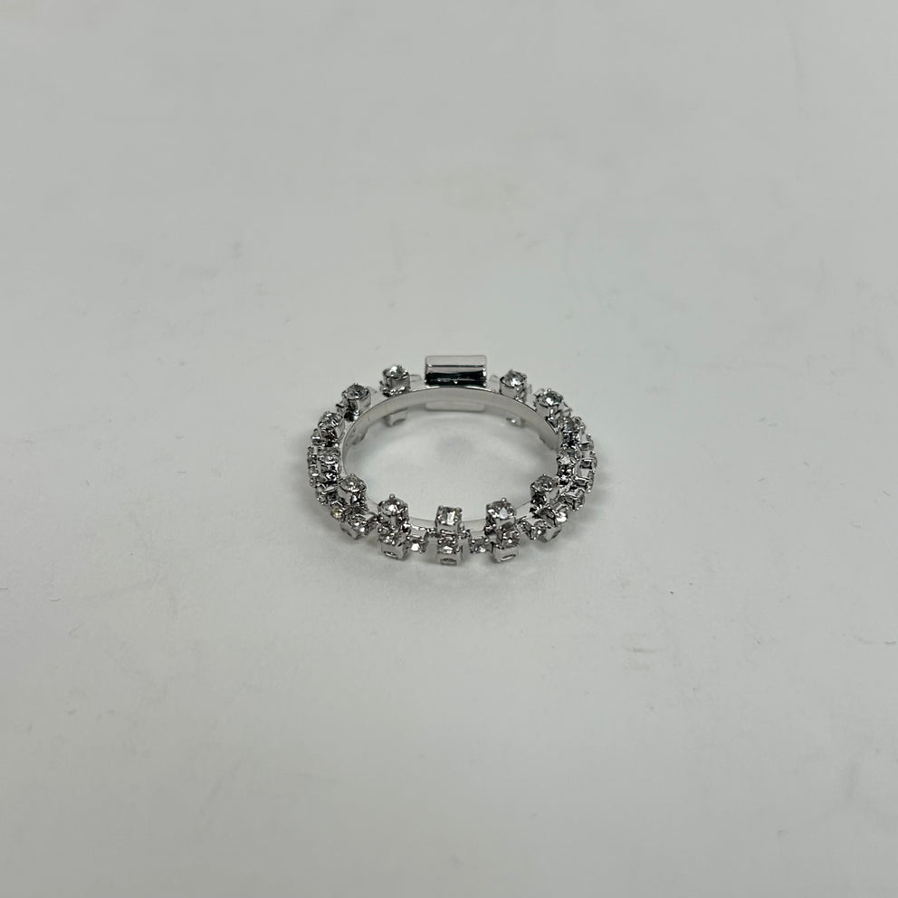 Givenchy 4G Crystal Ring Size 9