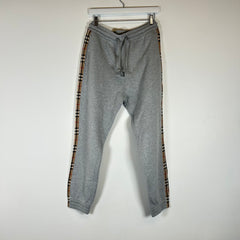 Burberry Grey Check Sweatpants Size S