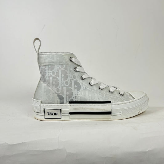 Dior B23 White High Top Sneakers Size 37
