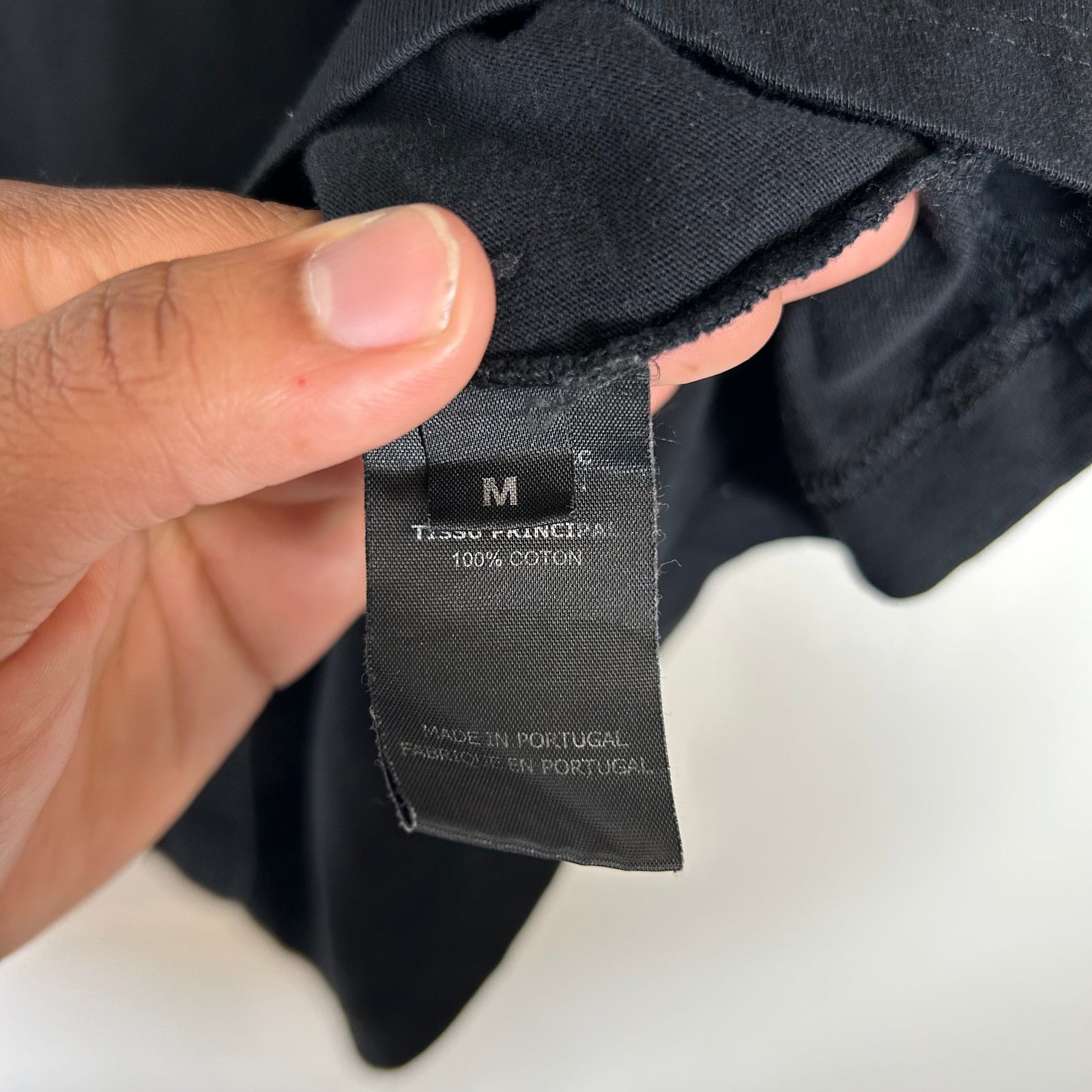 Vetements Black Tee Size M