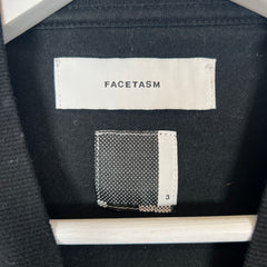 Face Tasm Black Logo T-shirt Size S