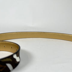 Louis Vuitton Camo Logo Belt