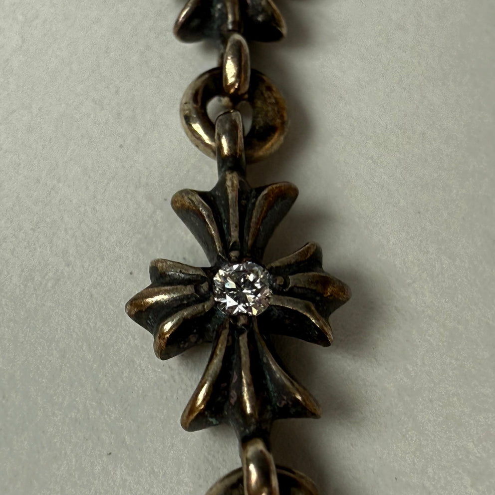 Chrome Hearts Tiny E .925 Diamond Earring