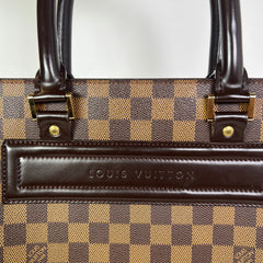 Louis Vuitton Ebene Damier Venice Sac De Plat Canvas Bag