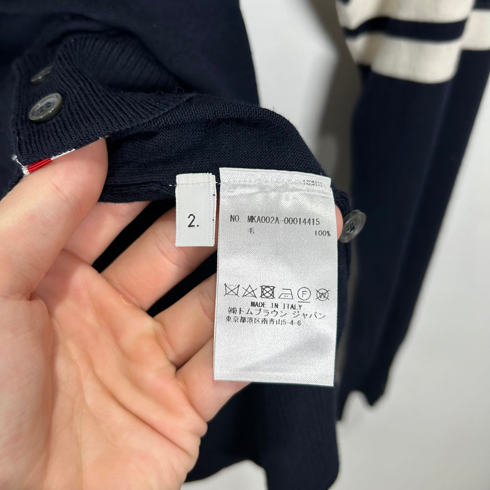 Thom Browne Cashmere Navy Longsleeve Size 2