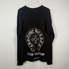 Chrome Hearts Las Vegas Horseshoe Floral Black Longsleeve Size XL