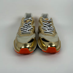 Louis Vuitton Gold Mesh Trail Low Top Sneaker Size LV10.5