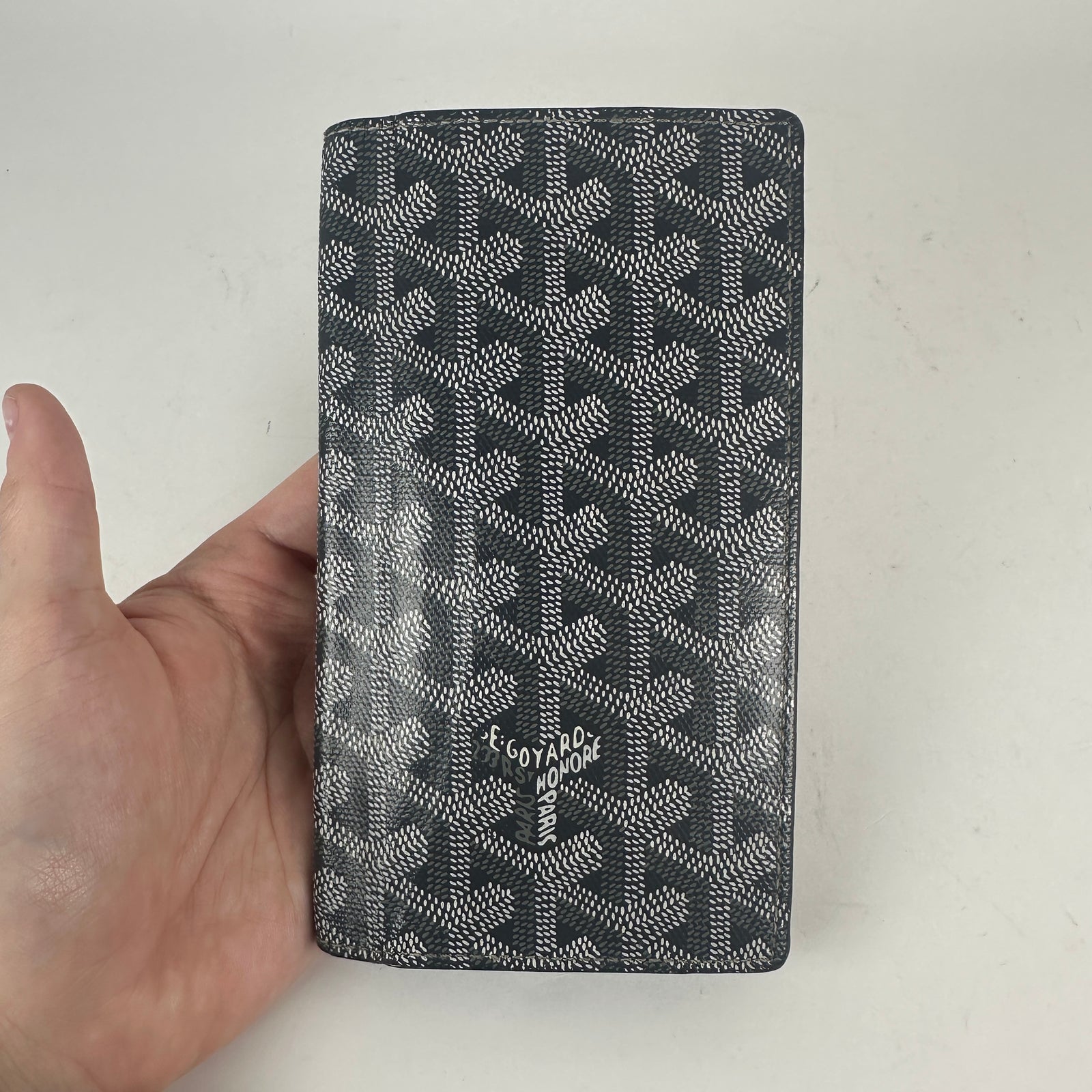 Goyard Saint Lambert Grey Goyardine Wallet