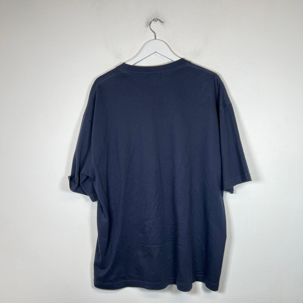 Balenciaga Navy Quest Logo T-Shirt Size L