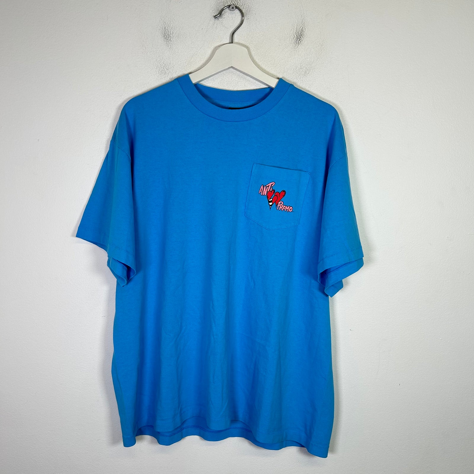 Anti Promo Matty Blue Heart Graphic T-Shirt